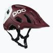 MTB Fahrradhelm POC Tectal Race MIPS Granatrot/Wasserstoffweiß matt