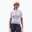 Fahrradtrikot für Frauen POC Essential Road Logo hydrogen white/granite grey