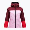 Women's Peak Performance Trail Hipe Shell Jacket obscure/Morgentau/rote Regenjacke