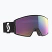 Skibrille SCOTT React mineral black/white/enhancer teal chrome/pro green