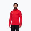 Herren-Trekking-Sweatshirt Mammut Taiss Light ML mit Kapuze mammut rot