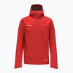 Herren Mammut Crater Light HS Hooded Regenjacke rot