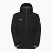 Herren Mammut Linard Light HS Regenjacke mit Kapuze schwarz