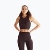 Damen-T-Shirt On Running Movement Crop lavendel