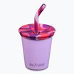 Klean Kanteen Kid's Steel Straw Lid 296 ml Krokusblütenbecher