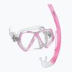Mares Combo Zephir Junior rosa/klar Kinderschnorchelset