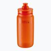 Elite FLY Tex 550 ml klare/orange rote Fahrradflasche