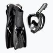 Cressi Baron + Tonga Tauchset schwarz/schwarz/schwarz