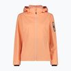 Softshell Jacke Damen CMP 39A5016 Zip Hood salmone