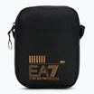 EA7 Emporio Armani Train Core 2 l schwarz/goldene Logo-Tasche