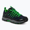 Trekkingschuhe Kinder CMP Rigel Low Wp blue/gecko