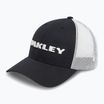 Herren Oakley Heather New Era Bark Logo Blackout Baseballkappe