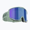 Skibrille Bliz Spark matte green/brown blue