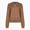 Damen Hoodie Sweatshirt EA7 Emporio Armani Train Logo Series T-Top Essential tan