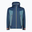 Herren CMP Fix Hood Regenjacke bluesteel