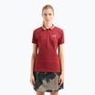 Damen EA7 Emporio Armani Golf Pro Polo Damier syrah Shirt