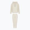 Damen EA7 Emporio Armani Zug Trainingsanzug HO 1/4 Zip Mandelmilch