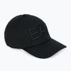EA7 Emporio Armani Zug Logo Serie Gestickte Baseballkappe schwarz