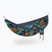 ENO DoubleNest Print lagoon/charcoal Wanderhängematte