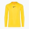 Nike Dri-FIT Park First Layer Tour gelb/schwarzes Thermo-Langarmshirt für Kinder