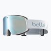 Bollé Nevada Skibrille weiß metallisch blau matt/azurblau