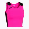 Women's Joma Record II Top fluor pink/schwarz Laufshirt