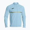 Herren Joma Record III Full Zip Laufsweatshirt hellblau