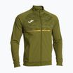 Herren Joma Record III Full Zip khakifarbenes Laufsweatshirt