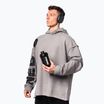 Training Hoodie Herren NEBBIA Washed-Off Hoodie NO BS light grey