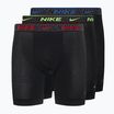 Herren Boxershorts Nike Everyday Cotton Stretch 3 Paar schwarz multi