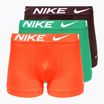 Nike Dri-Fit Essential Herren Boxershorts 3 Paar grün/hyper crimson/burgundy crush