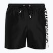 Calvin Klein Medium Herren Badeshorts mit Kordelzug-Grafik schwarz