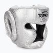 Top King Super Star weiß/silberner Boxhelm