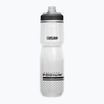 Fahrrad Wasserflasche CamelBak Podium Chill 710 ml white/black