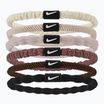 Haargummis Nike Flex Hair Tie 6 Stk. sail/lt orewood brn/white