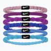 Haargummis Nike Flex Hair Tie 6 Stk. elemental pink/bold berry/white
