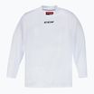 Herren-Hockey-Langarmtrikot CCM 5000 SR weiß