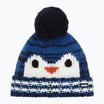 Wintermütze Kinder Eisbar Rico Pompon medium blue/night/white