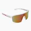Red Bull Spect Dundee weiß/rauch mit rosafarbener Revo-Radbrille