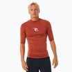 Schwimm T-Shirt Herren Rip Curl Waves Upf Perf S/S red