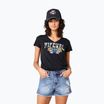 Damen Rip Curl Block Party V Tee schwarz