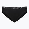 Thermoslip für Frauen Mons Royale Folo Merino Briefs schwarz
