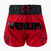 Herren Venum Inferno Muay Thai Trainingsshorts rot/charcol grau/schwarz