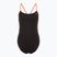 Einteiliger Damen-Badeanzug TYR Hexa Cutoutfit schwarz/orange