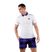 Herren HYDROGEN Tartan weiß und lila Tennis-Poloshirt T00518E82