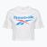 Shirt Damen Reebok Identity Big Logo Crop Tee white/coral/blue