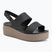 Damen-Sandalen  Crocs Brooklyn Low Wedge black/mushroom