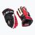 CCM JetSpeed FT4 SR Hockeyhandschuhe schwarz/rot/weiß