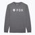 Herren Fahrrad-Langarmshirt Fox Racing Absolute Tech heather graphite
