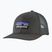 Patagonia P-6 Logo Trucker Kappe forge grau